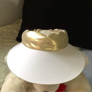 Vintage Gold Rose Visor by Town Talk